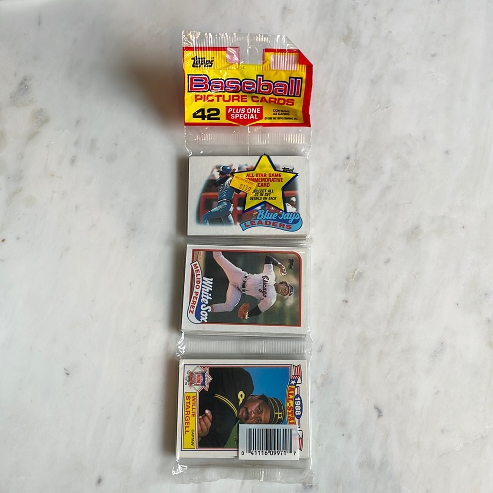 Unopened Topps 1989 Baseball Cards